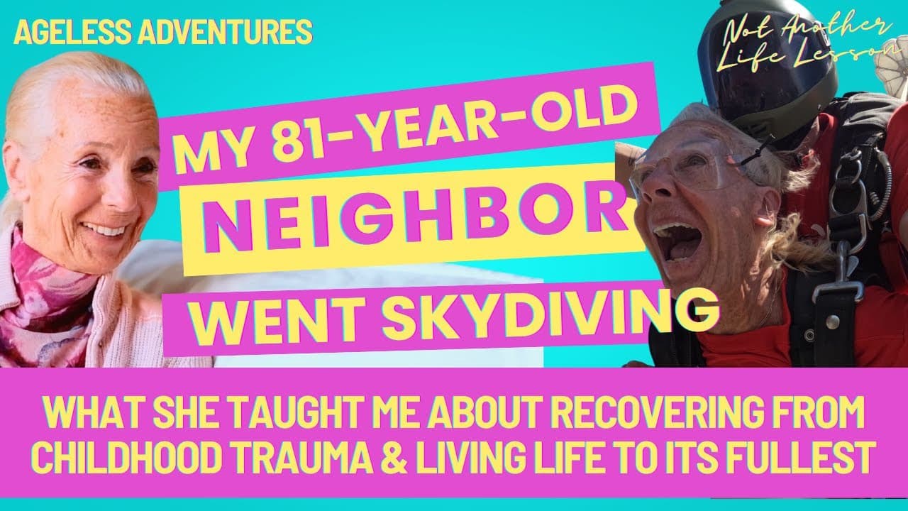 81-Year-Old Former Model Goes Skydiving & Shares Raw Truth About Aging
